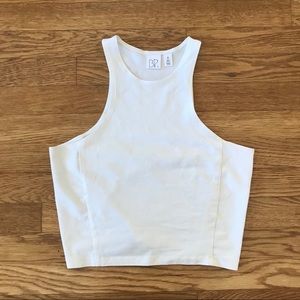 High neck crop top